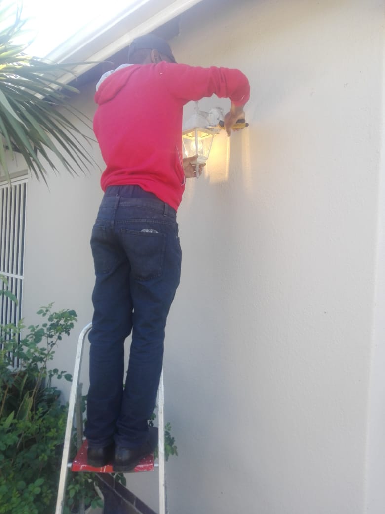 Installation of outdoor lights